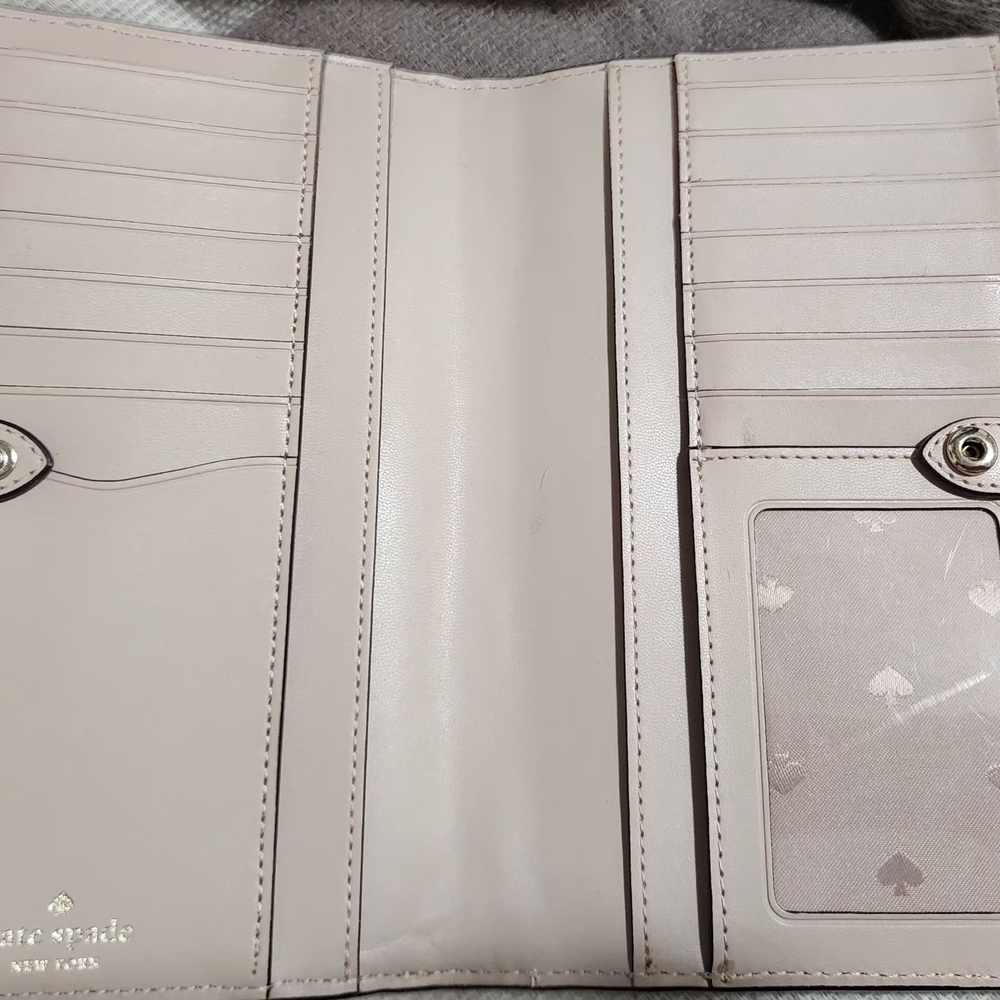 Kate Spade Cream and Tan Leather Wristlet - Picture 6 of 12